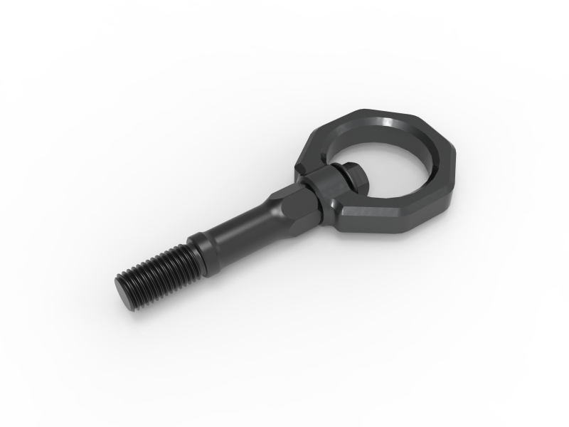 aFe CONTROL Rear Tow Hook Chevrolet Corvette (C8) 20-25 V8-6.2L- Gray - Image 2