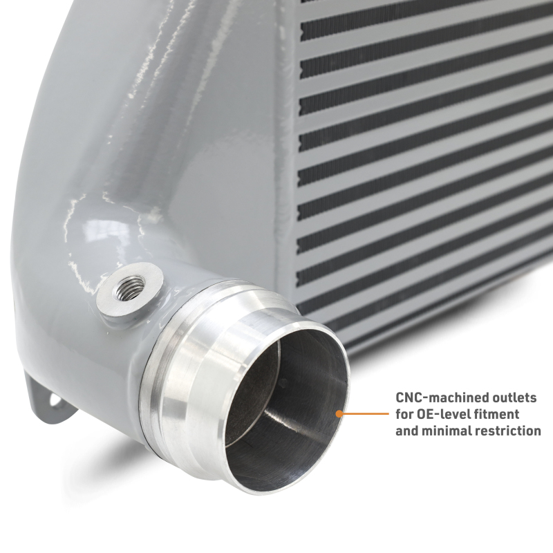 Mishimoto 2024+ Toyota Tacoma Performance Intercooler - Silver - Image 5