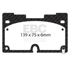 EBC 2020+ Cadillac Escalade 3.0L TD Orangestuff Front Brake Pads