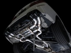 AWE Tuning 20-25 BMW X3 M/M Comp (F97) AWD SwitchPath Axle-Back Exhaust - Diamond Black Tips - Image 11