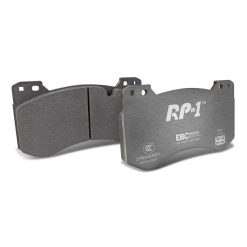 EBC Racing 2021 BMW M3/M4 3.0TT (G80/G82/G83) w/Cast Iron Rotors RP-1 Race Front Brake Pads
