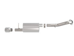 Alternative view of aFe 14-19 Toyota Corolla 1.8L Takeda 2.5in 304SS Axle-Back Exhaust w/ Polished Tip