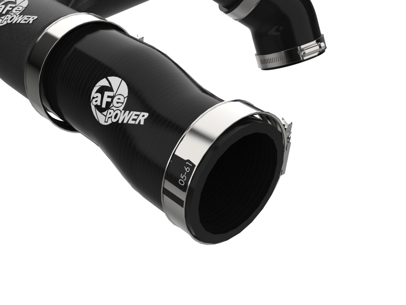 aFe 2024+ Jeep Wrangler JL L4-2.0L (t) BladeRunner 2-1/2in Aluminum Hot Charge Pipe - Black - Image 4