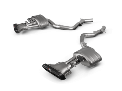 Alternative view of Akrapovic 24-26 Mercedes Benz CLE 53 4MATIC / Cabriolet (C236 / A236) Titanium Slip On Exhaust