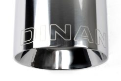 Alternative view of Dinan Double-Walled 4.5in Clamp-On Exhaust Tip - Polished - 4.5in Outlet / 3.25in Inlet