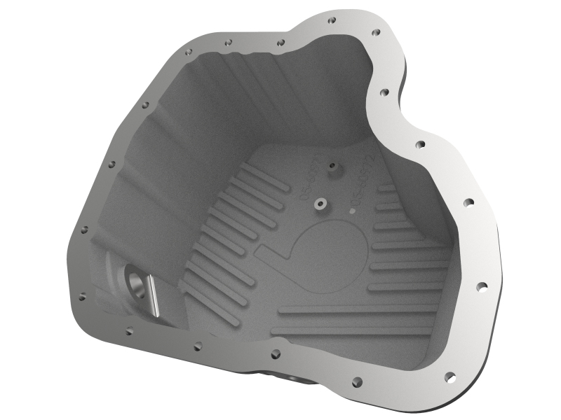 aFe 011-16 GM Diesel Trucks V8-6.6L LML Engine Oil Pan Black POWER Pro Series w/ Machined Fins - Image 4