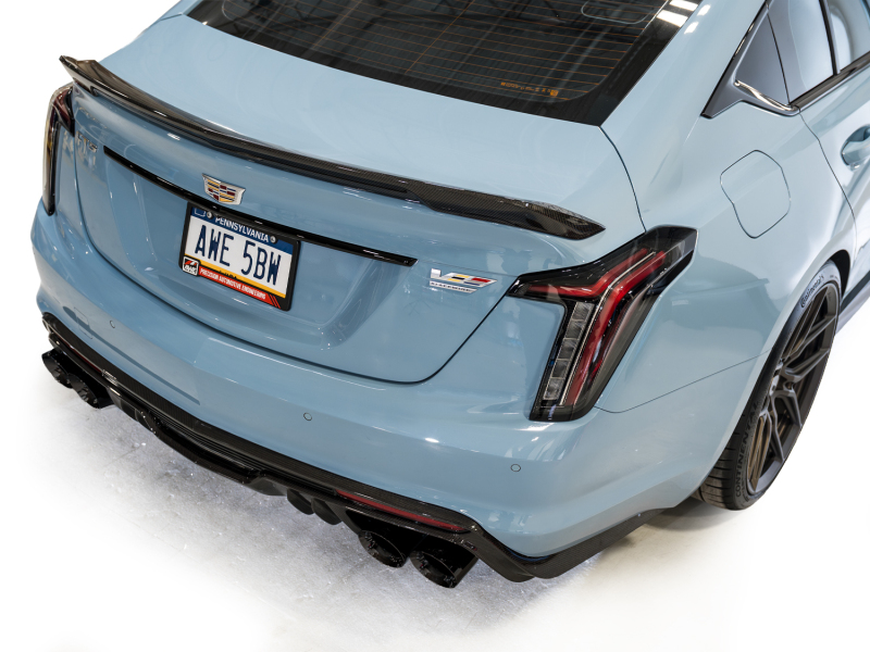 AWE Tuning 22-26 Cadillac CT5-V Blackwing SwitchPath Exhaust - Diamond Black Tips - Image 11
