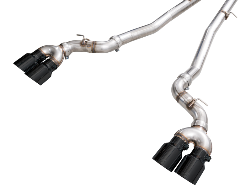 AWE Tuning BMW G90/G99 M5 Track Edition Cat-Back Exhaust - Diamond Black Tips - Image 17