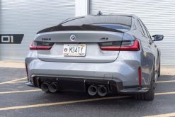 Alternative view of Dinan 21-27 BMW M3/M4 (G80/G82/G83) Carbon Fiber Rear Diffuser Surround