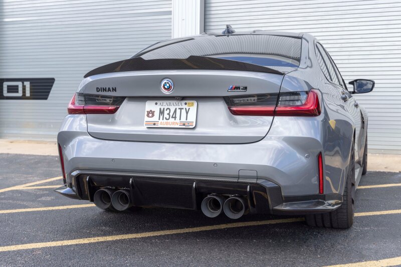 Dinan 21-27 BMW M3/M4 (G80/G82/G83) Carbon Fiber Rear Diffuser Surround - Image 2