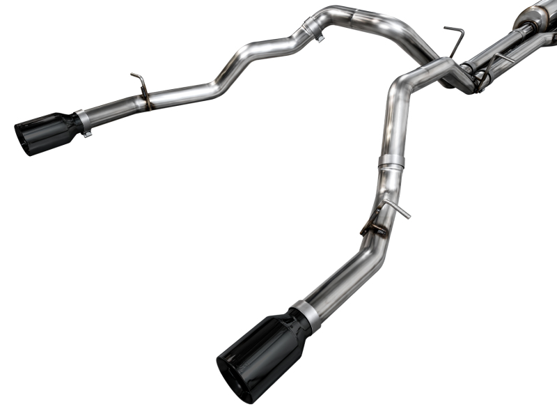 AWE Tuning 25+ RAM 1500 3.0TT 0FG Cat-Back Touring Exhaust - Diamond Black Tips - Image 13