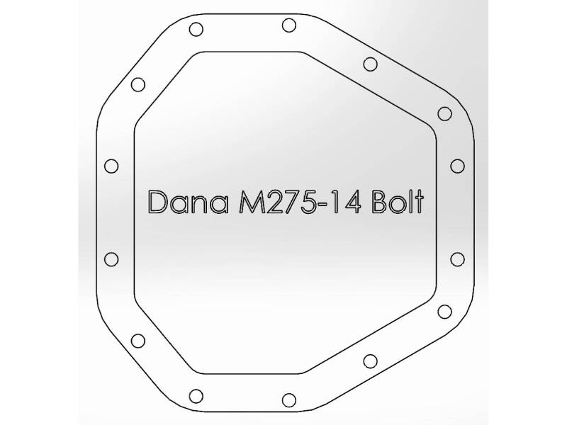 aFe Power Front/Rear Diff Cover Kit w/ Oil 17-22 Ford Diesel V8 (Dana Super 60 & Dana M275-14) - Image 7