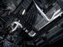AWE Tuning 2025+ RAM 1500 RHO 3.0 I6 TT 0FG Dual Rear Exit Cat-Back Exhaust - Diamond Black Tips - Image 14
