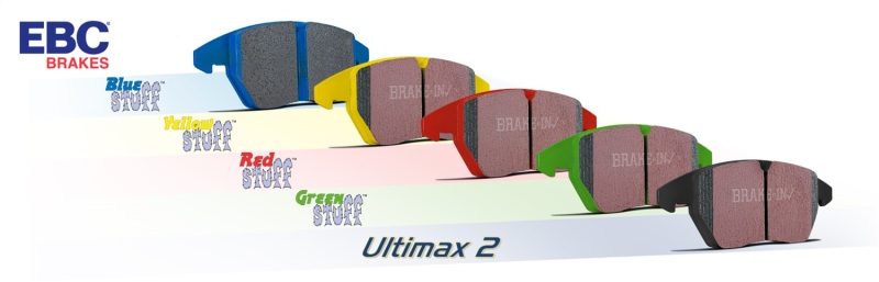 EBC 2017+ Hyundai Elantra 1.4L Turbo Greenstuff Front Brake Pads - Image 3