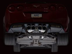AWE Tuning 05-07 C6 Chevrolet Corvette 6.0L Touring Edition Axle-Back Exhaust w/ Chrome Silver Tips - Image 12