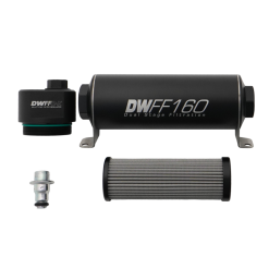 DeatschWerks DWFFR-X 160mm Billet Fuel Filter Regulator - 10 Micron