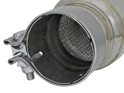 aFe MACH Force-Xp Resonator 2-1/2 IN Inlet/Outlet x 4 IN Dia. x 12 IN Body x 15 IN Overall Length - Image 5