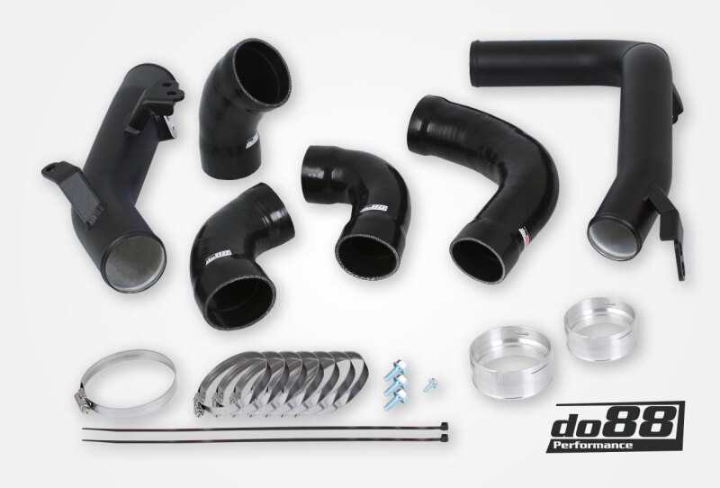 do88 Volvo S60 V60 XC60 V90 S90 XC90 SPA Pressure Pipes T8 Petrol do88 Intercooler Black Hoses