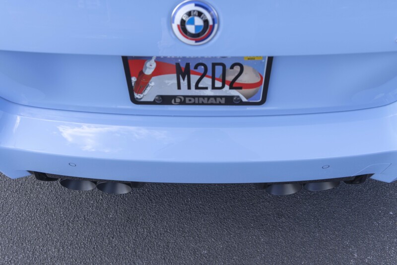 Dinan 23-26 BMW M2 (G87) Valved Axleback Exhaust System - Black Tips - Image 26