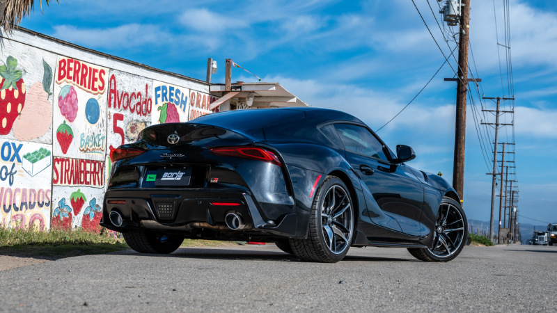 Borla 20-25 Toyota GR Supra ATAK Cat-Back Exhaust System w/ Chrome Tips - Image 5