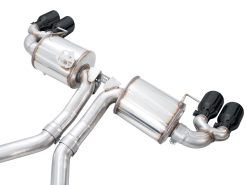 AWE Tuning 22-26 BMW M240i (G42) Touring Edition Exhaust - Diamond Black Tips - Image 17