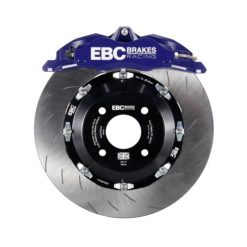 Alternative view of EBC Racing 15-17 Ford Fiesta (Mk7) Blue Apollo-4 Calipers 300mm Rotors Front Big Brake Kit