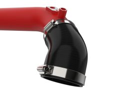 aFe 2024+ Jeep Wrangler JL L4-2.0L (t) BladeRunner 2-1/2in Aluminum Hot Charge Pipe - Red - Image 5
