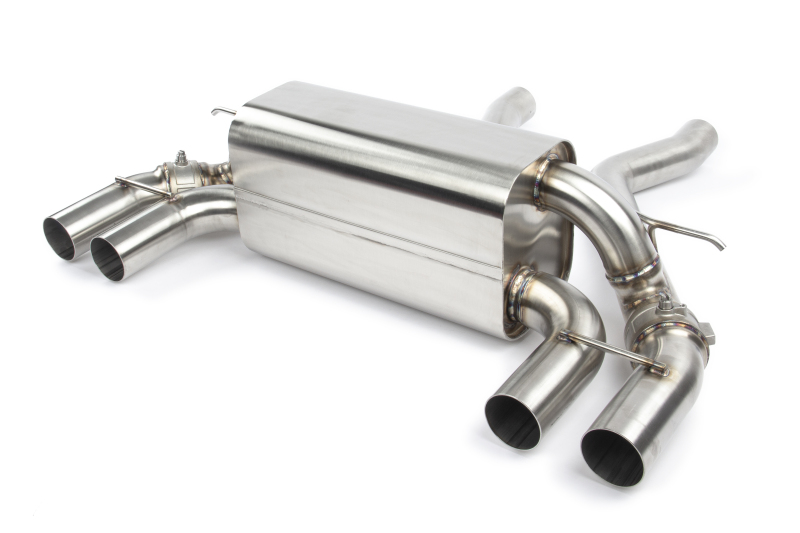 Dinan 19-21 BMW M2 Competition (F87) Free Flow Axleback Exhaust System w/X-Pipe - Black Tips - Image 6