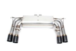 Alternative view of Dinan 15-19 BMW X5 M/X6 M (F85/F86) Free Flow Axleback Exhaust System - Black Tips