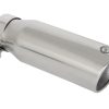 aFe MACH Force-Xp Universal Exhaust Tip 3 IN Inlet x 4 IN Outlet x 12 IN L