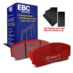 Alternative view of EBC 90-00 Aston Martin Vantage 5.3 (Twin Supercharged)(AP) Redstuff Front Brake Pads