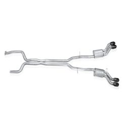 Stainless Works 22-25 Cadillac CT5-V Blackwing Catback Exhaust - Black Chrome Tips - Image 3