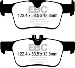 EBC 17-21 Honda Civic Type-R 2.0T Bluestuff Rear Brake Pads - Image 3