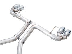 AWE Tuning 22-26 BMW M240i (G42) Track Edition Exhaust - Chrome Silver Tips - Image 15