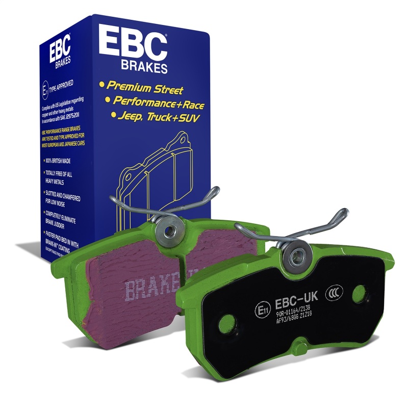 EBC 13+ Ford Fiesta 1.6 Turbo ST Greenstuff Rear Brake Pads - Image 3
