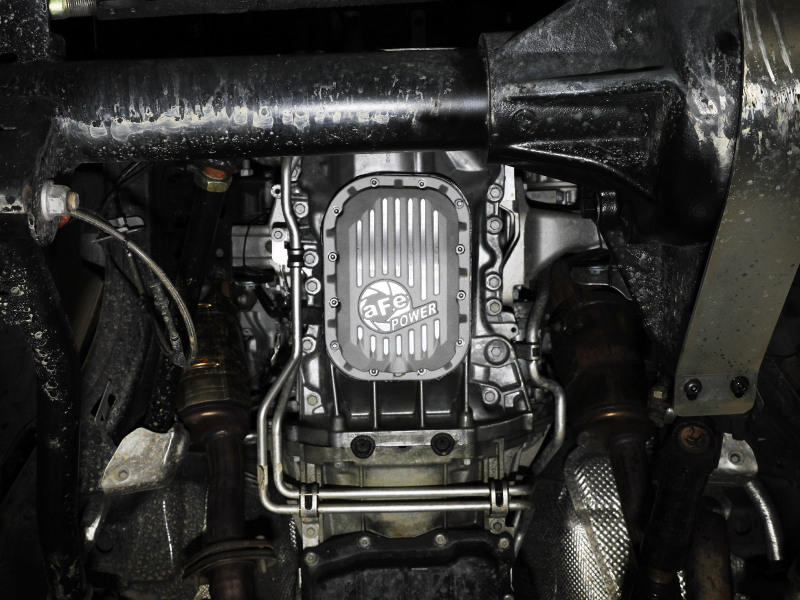 aFe POWER Street Series Engine Oil Pan Raw w/ Machined Fins Jeep Wrangler (JL)/Gladiator 18-25 V6 - Image 6