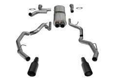 Corsa 25-26 RAM 1500 RHO Crew Cab 3.0L Turbo Cat-Back Dual Rear Exit w/ 5in Single Black Pro Series