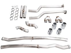 AWE Tuning BMW G90/G99 M5 Track Edition Cat-Back Exhaust - Chrome Silver Tips - Image 18