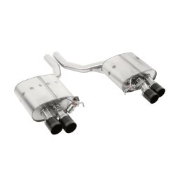 Alternative view of Dinan 11-16 BMW 550i (F10) Free Flow Axleback Exhaust System - Black Tips