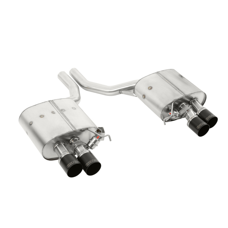 Dinan 11-16 BMW 550i (F10) Free Flow Axleback Exhaust System - Black Tips - Image 2