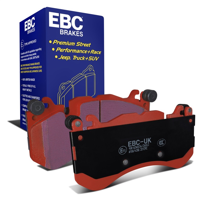 EBC 08-13 Mercedes-Benz C63 AMG (W204) 6.2 Redstuff Front Brake Pads - Image 2