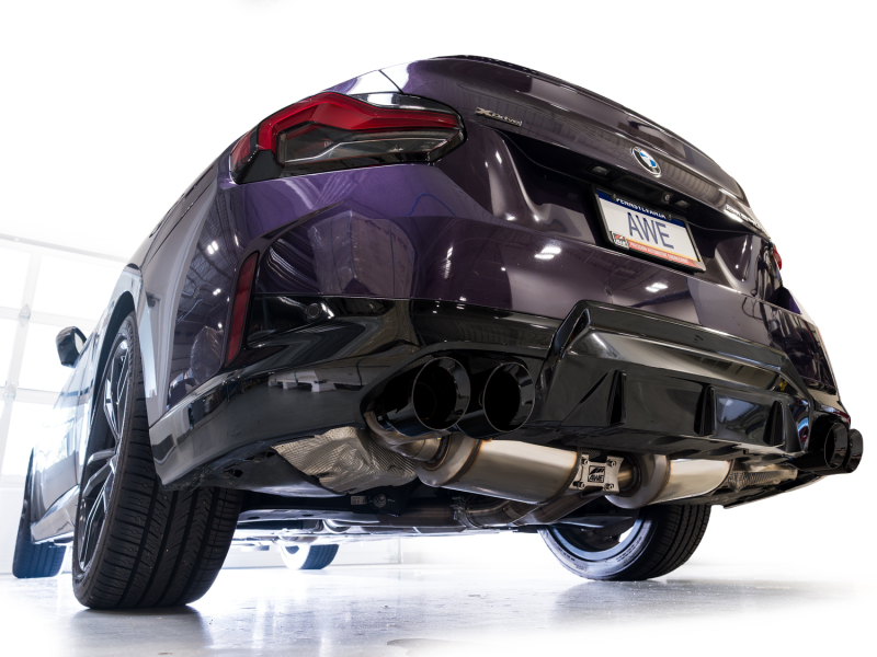 AWE Tuning 22-26 BMW M240i (G42) Track Edition Exhaust - Diamond Black Tips - Image 11