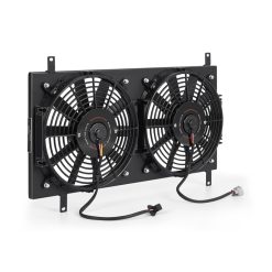 Alternative view of Mishimoto 90-97 Mazda Miata Aluminum Fan Shroud Kit - Black
