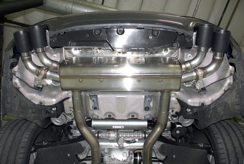 Dinan 18-23 BMW M550i (G30) Free Flow Axleback Exhaust System - Polished Tips - Image 5