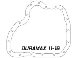 Alternative view of aFe 011-16 GM Diesel Trucks V8-6.6L LML Engine Oil Pan Black POWER Pro Series w/ Machined Fins
