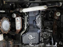 aFe 17-19 GM Diesel V8-6.6L L5P Engine Oil Pan w/ Machined Fins - Image 7