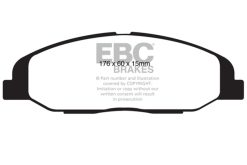 Alternative view of EBC 08-13 Cadillac CTS 3.0 Yellowstuff Front Brake Pads