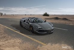 Alternative view of Vossen x Novitec NF10 21x9.5in - 5x114.3 BP - ET38 - Gloss Black Ferrari 296 Front Wheel