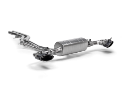 Alternative view of Akrapovic 2025 Audi RSQ8 Evolution Race Line Exhaust System Titanium (link pipe CO-AU/T/5 required)
