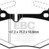 EBC 2016+ Lexus GS-F 5.0L Redstuff Rear Brake Pads